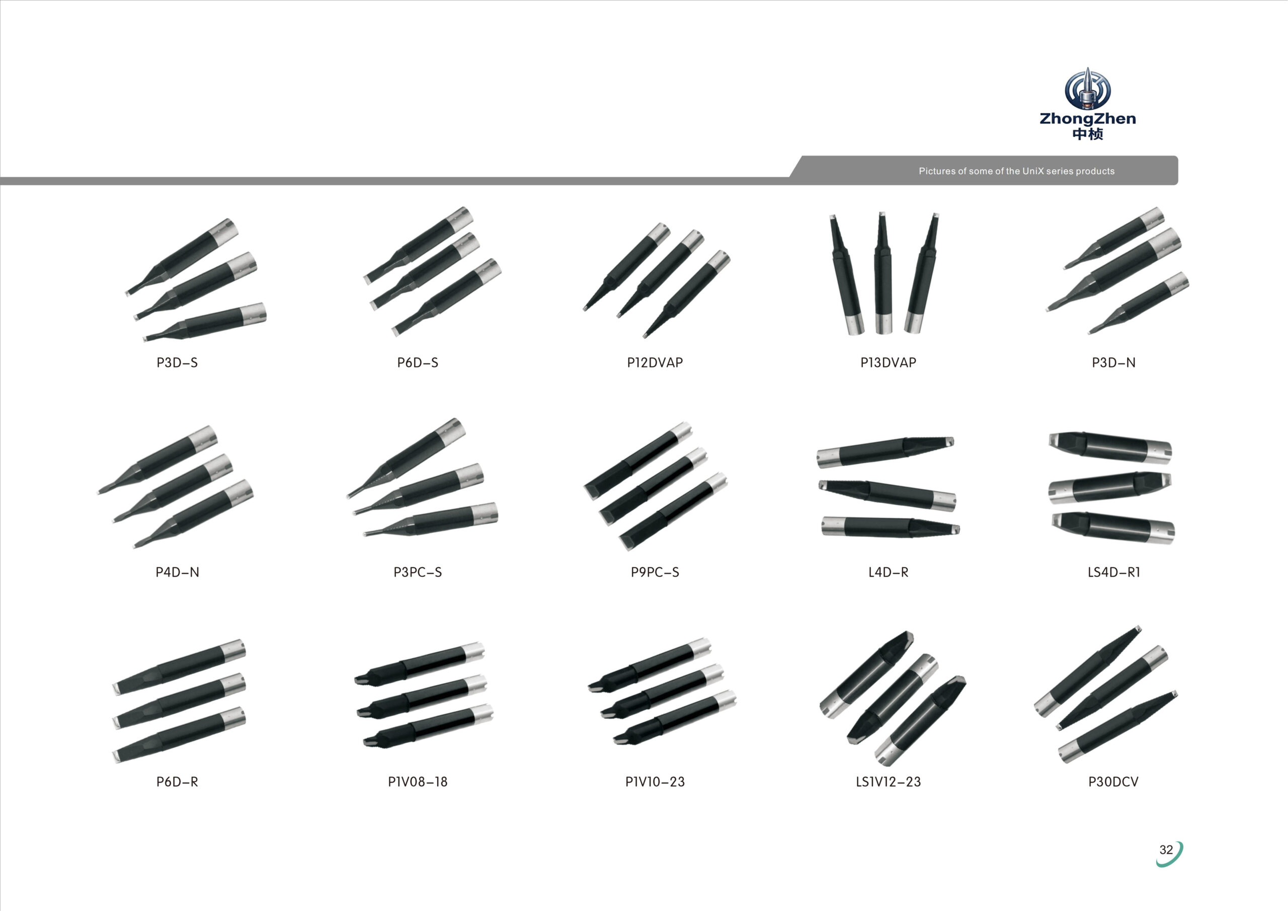 UNIX compatible soldering tips