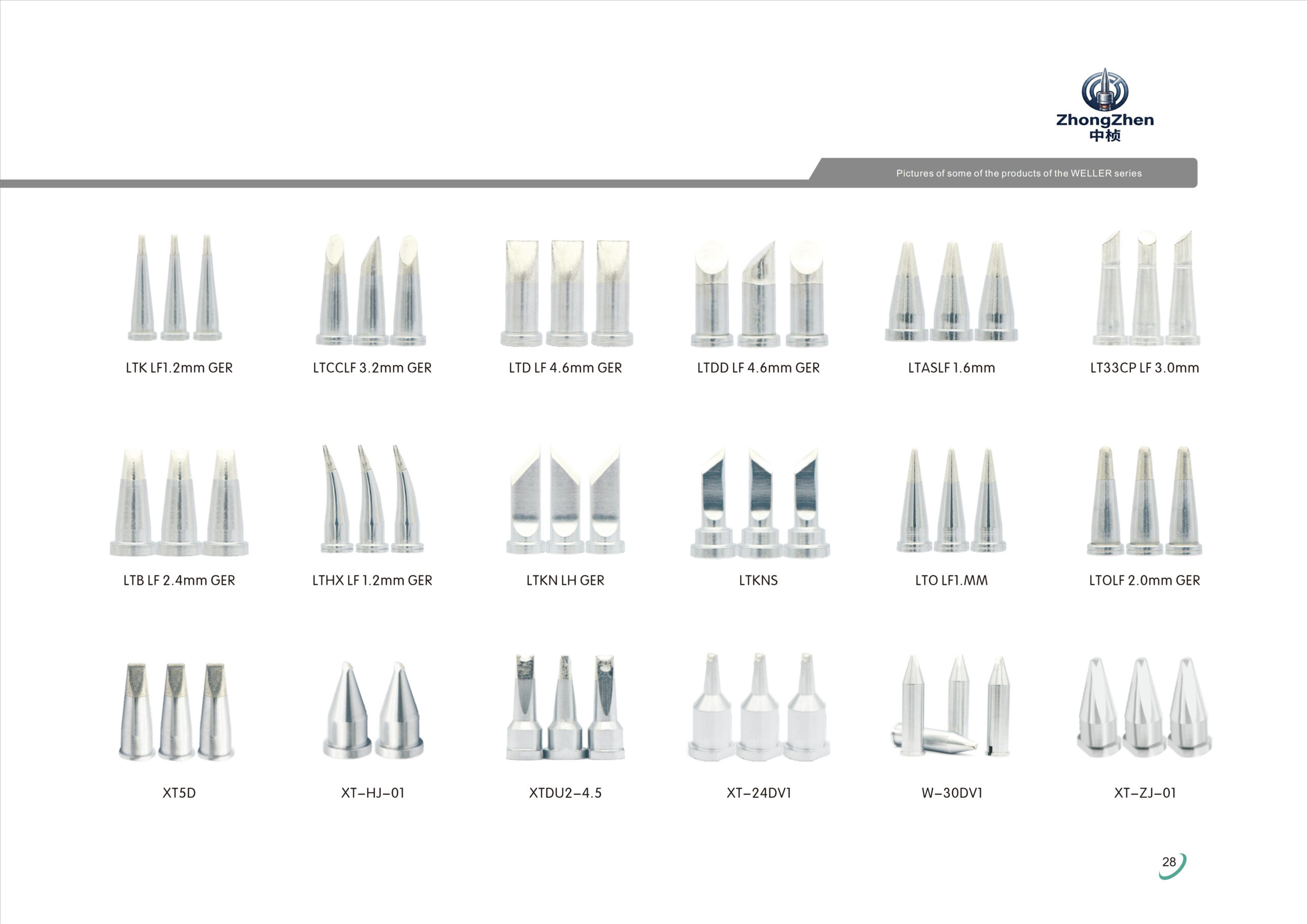 Weller compatible soldering tips